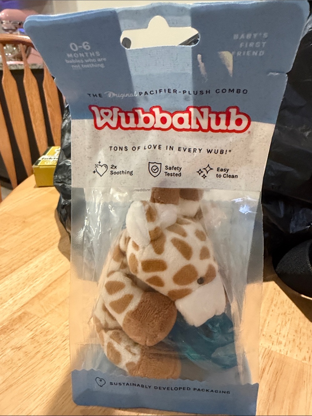NWT Giraffe WubbaNub